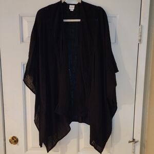 Sonoma Charcoal Open Front Cardigan